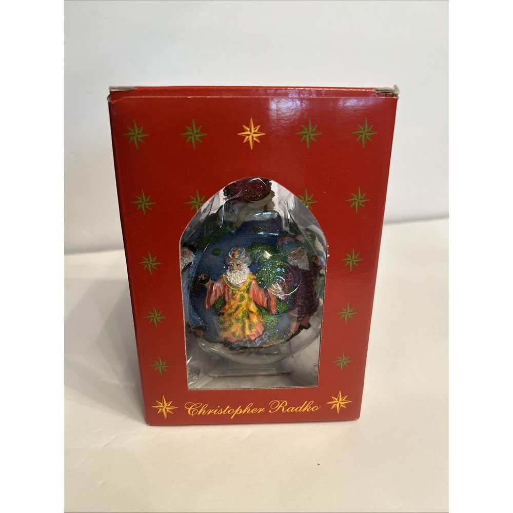 Christopher Radko Ornament Santas Around The World Multicolor 01-6860-0